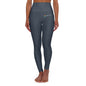 High-Waisted Yoga Leggings Navy