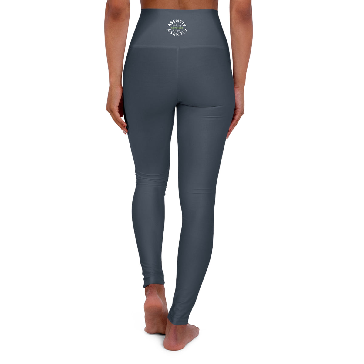 High-Waisted Yoga Leggings Navy