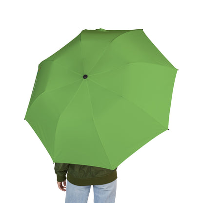 Green Foldable Semi-Automatic Umbrella
