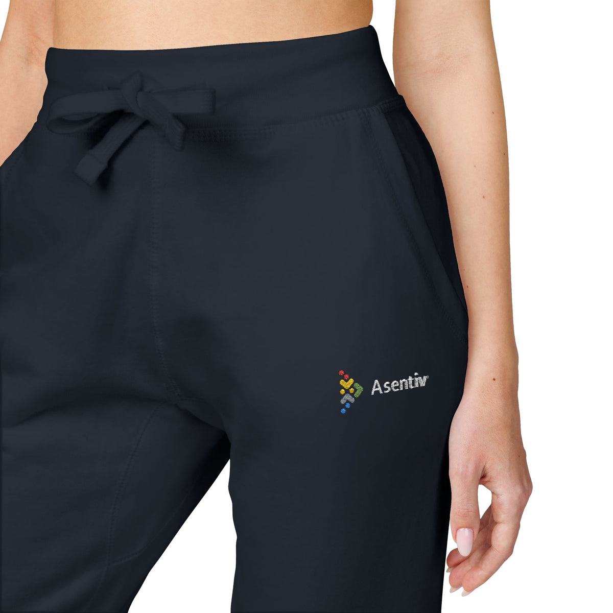 Joggers with embroidered logo